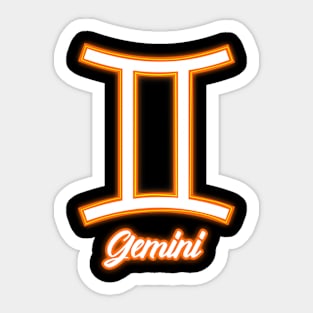 gemini zodiac sign Sticker